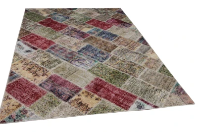 patchwork vloerkleed diverse kleuren nr.17451 290cm x 200cm