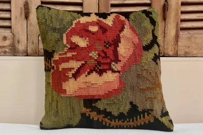 rozenkelim kussen nr.18115 50cm x 50cm incl binnenkussen 