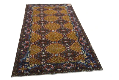 Vintage vloerkleed bruin nr 22762 245cm x 136cm