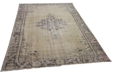 Vintage vloerkleed beige nr.27143 280cm x 183cm 