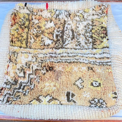 VERWACHT Marokkaanse Poef nr.94703 60cm x 60cm x 25cm leverbaar eind februari