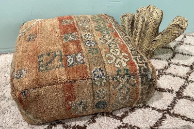 Marokkaanse Poef 60cm x 60cm x 25cm nr: 44089