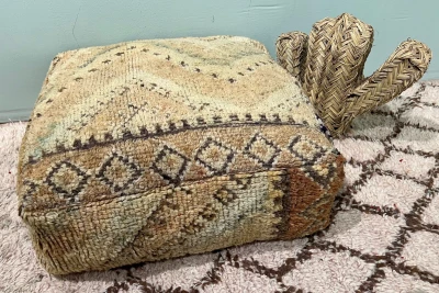 Marokkaanse Poef 60cm x 60cm x 25cm nr: 44092