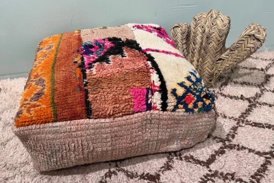 Marokkaanse Poef nr.55120 60cm x 60cm x 25cm