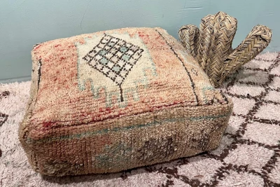 Marokkaanse Poef nr.55121 60cm x 60cm x 25cm