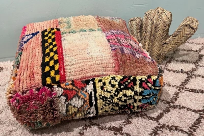 Marokkaanse Poef nr.55124 60cm x 60cm x 25cm