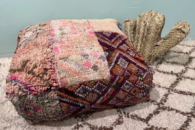 Marokkaanse Poef nr.55129 60cm x 60cm x 25cm