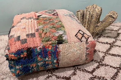 Marokkaanse Poef nr.55134 60cm x 60cm x 25cm