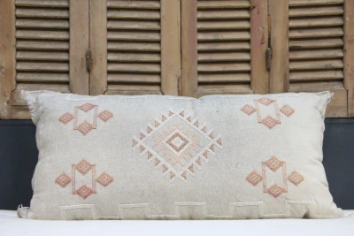 Sabra Kussen uit Marokko grijs 100cm x 50cm incl vulling nr. 58131