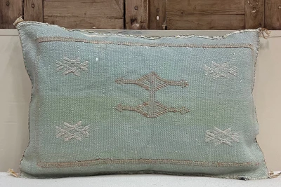 Sabra Kussen uit Marokko groen 60cm x 40cm incl vulling nr.61197