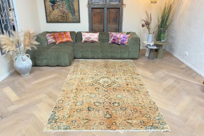 Vintage Perzisch vloerkleed 62219 275cm x 169cm