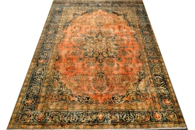 Vintage kirman vloerkleed 62906 385cm x 283cm