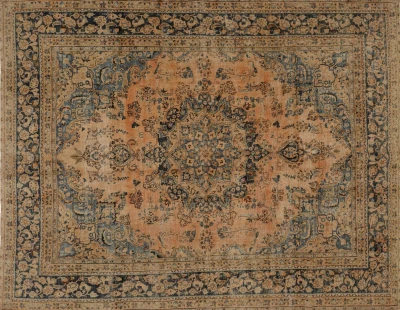 Gereserveerd Vintage kirman vloerkleed 64401 383cm x 293cm