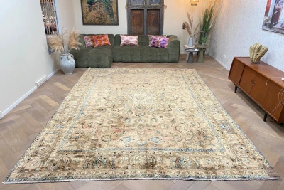 Vintage Perzisch vloerkleed 64523 390cm x 290cm
