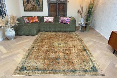 Vintage Perzisch vloerkleed 64587 308cm x 205cm