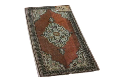 Vintage vloerkleed 71255 92cm x 46cm