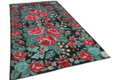 Rozenkelim authentiek, handgeweven in Moldavië 80017 325cm x 171cm