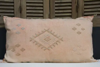 Sabra Kussen uit Marokko oranje 100cm x 50cm incl vulling nr. 91251