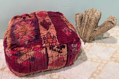 Marokkaanse Poef nr.94044 60cm x 60cm x 25cm incl. vulling