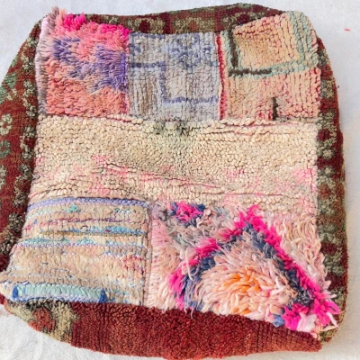 VERWACHT Marokkaanse Poef nr.94706 60cm x 60cm x 25cm leverbaar eind februari