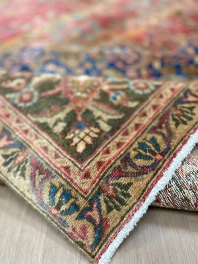 Vintage kirman vloerkleed 64261 380cm x 283cm