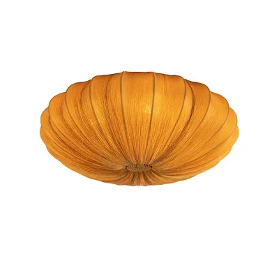 Plafond lamp goud zijden 52cm 