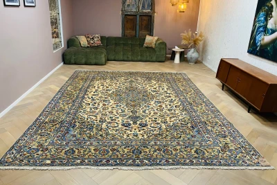 Ongeschoren vloerkleed, nr.14980 392cm x 302cm 