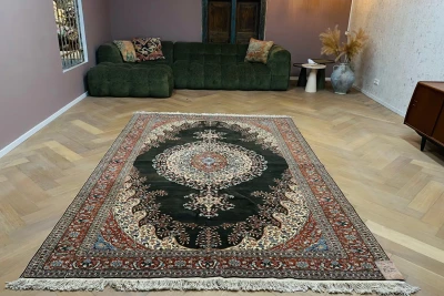 Ongeschoren Vintage vloerkleed 3637 295cm x 200cm