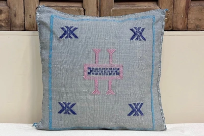 Sabra Kussen uit Marokko grijs 45cm x 45cm incl vulling nr.64152