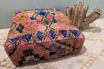 Marokkaanse Poef nr.94007 60cm x 60cm x 25cm
