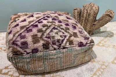 Marokkaanse Poef nr.94010 60cm x 60cm x 25cm vulling is inclusief!