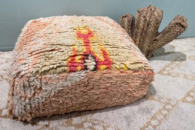 Marokkaanse Poef nr.94017 60cm x 60cm x 25cm incl. vulling