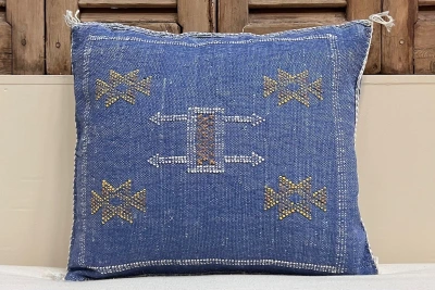 Sabra Kussen uit Marokko blauw 45cm x 45cm incl vulling nr.94140