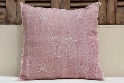 Sabra Kussen uit Marokko roze 45cm x 45cm incl vulling nr.94150