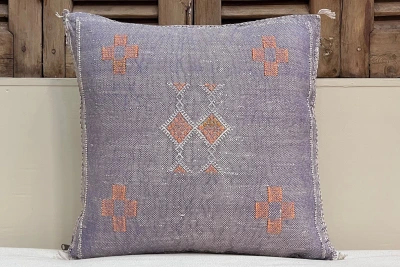 Sabra Kussen uit Marokko paars 45cm x 45cm incl vulling nr.94162
