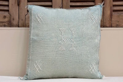 Sabra Kussen uit Marokko blauw 45cm x 45cm incl vulling nr.95150