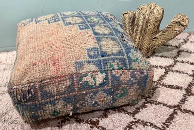 Marokkaanse Poef nr.55149 60cm x 60cm x 25cm