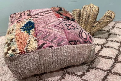 Marokkaanse Poef nr.55152 60cm x 60cm x 25cm