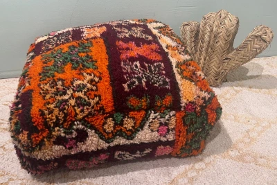 Marokkaanse Poef nr.86215 60cm x 60cm x 25cm incl. vulling