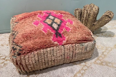 Moroccan Pouf No. 47037 60cm x 60cm x 25cm including filling