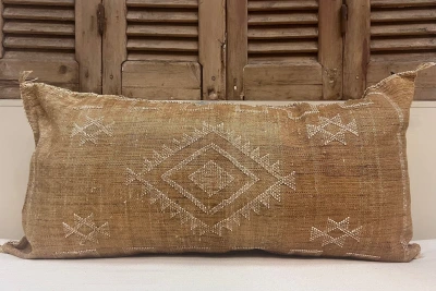 Sabra Kussen uit Marokko Bruin 100cm x 50cm incl vulling nr.63009
