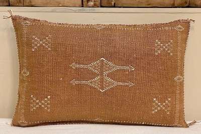 Sabra Kussen uit Marokko bruin 60cm x 40cm incl vulling nr.93338