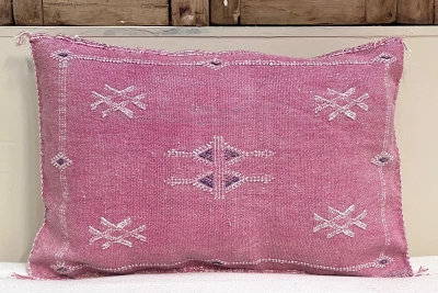 Sabra Kussen uit Marokko roze 60cm x 40cm incl vulling nr.93264