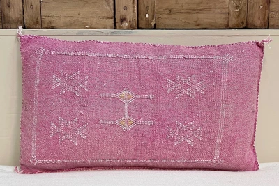 Sabra Kussen uit Marokko roze 60cm x 40cm incl vulling nr.93293