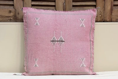 Sabra Kussen uit Marokko roze 45cm x 45cm incl vulling nr.64091