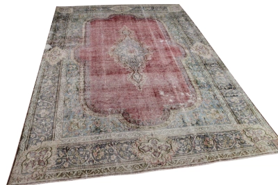 Vintage kirman vloerkleed 15121 370cm x 255cm
