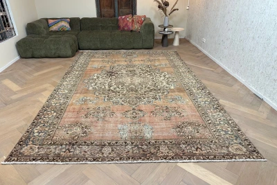 Vintage Perzisch vloerkleed 64283 370cm x 253cm
