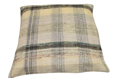 Kussen uit Turkije  60cm x 60cm incl binnenkussen katoenen achterkant (beige) Nr 45804