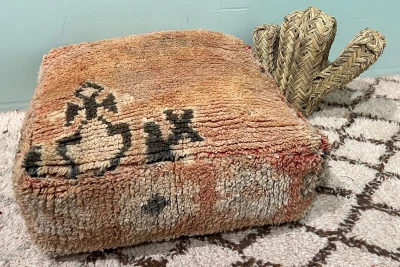 Marokkaanse Poef 60cm x 60cm x 25cm nr: 44034