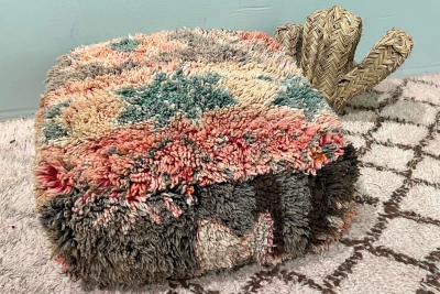 Marokkaanse Poef 60cm x 60cm x 25cm nr: 44035